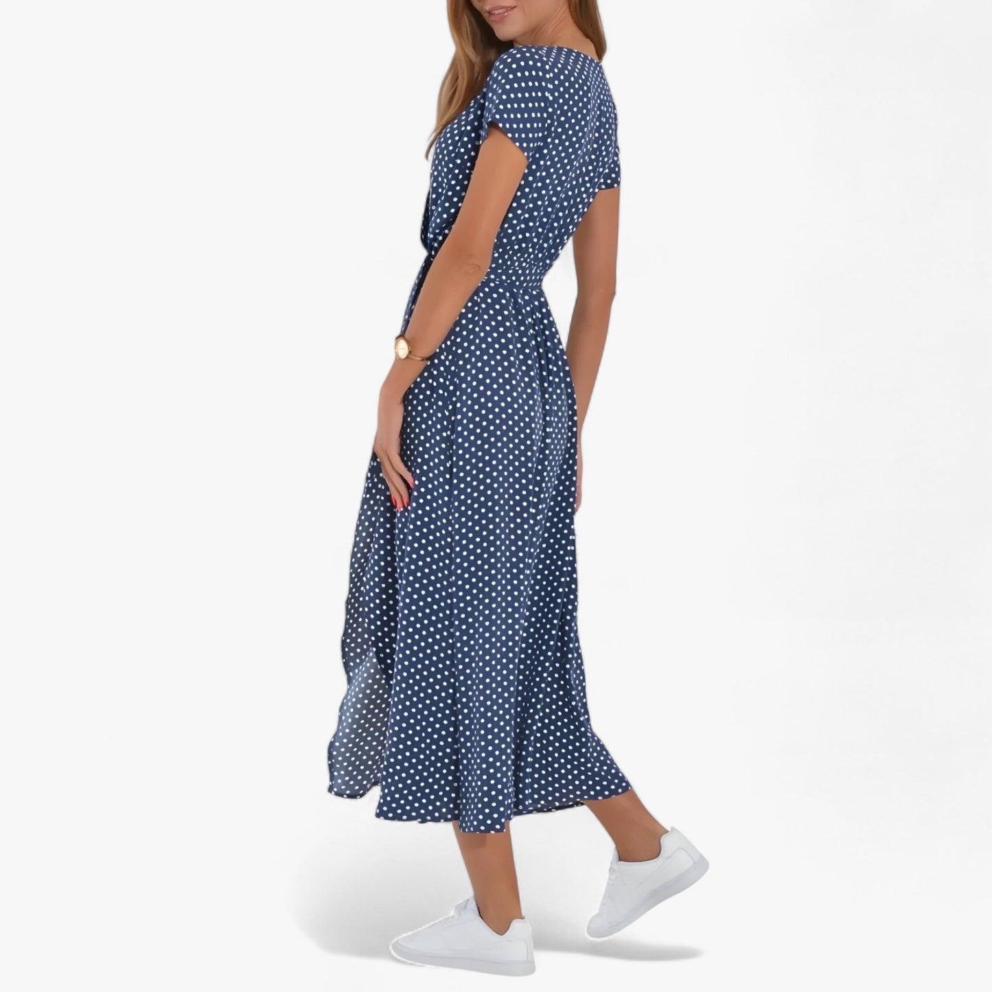 Nery - Elegantes Kleid mit V-Ausschnitt