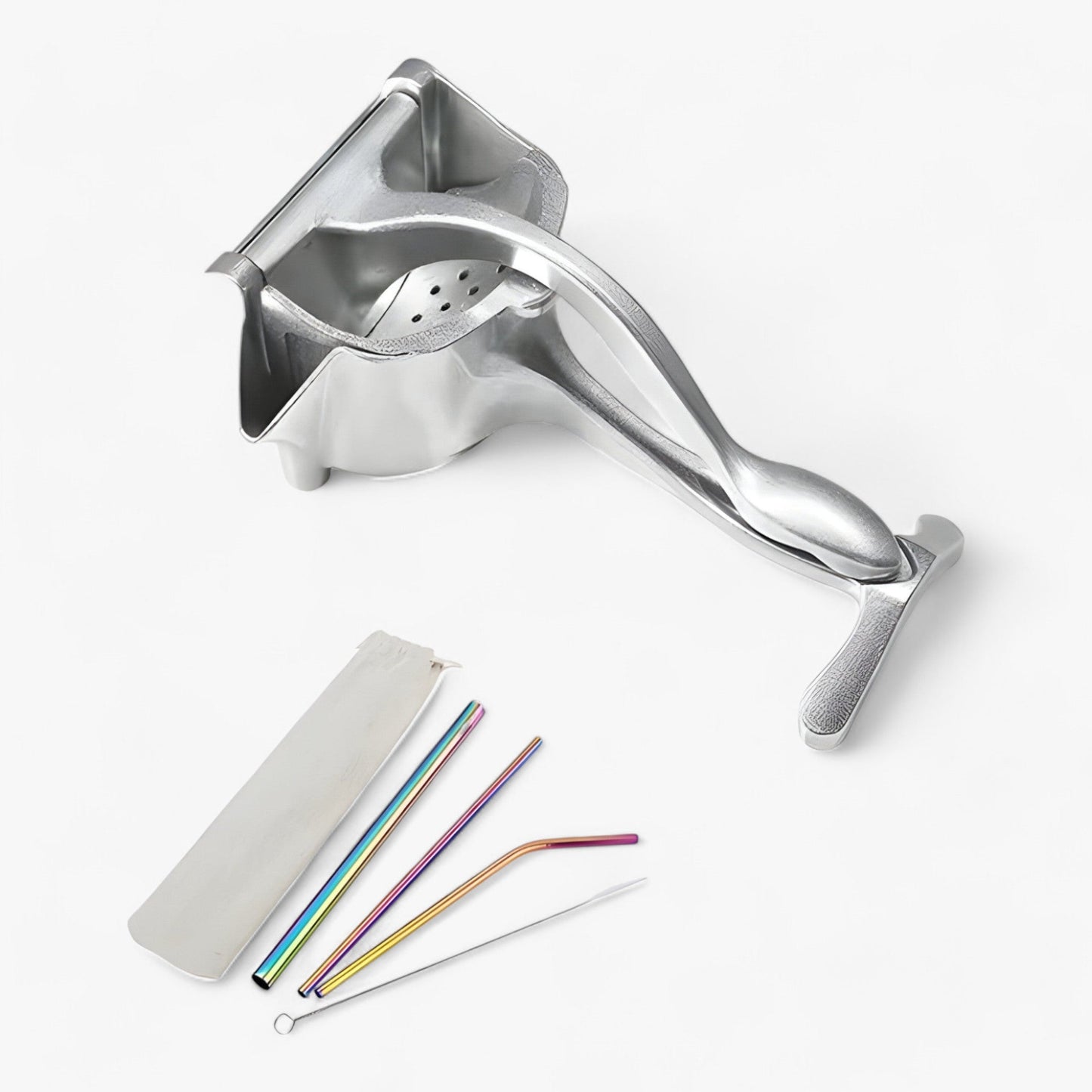 CitrusPro | Set Entsafter - Manuelle Presse aus Aluminiumlegierung für Zitrusfrüchte & Granaten