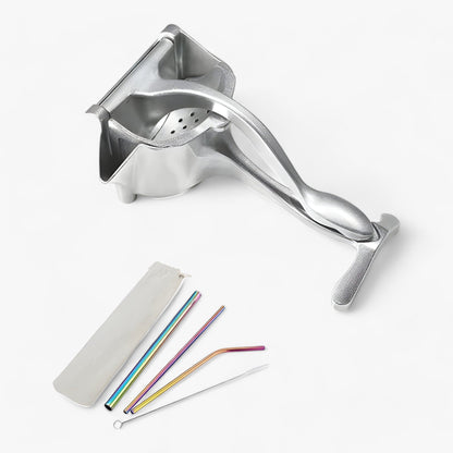 CitrusPro | Set Entsafter - Manuelle Presse aus Aluminiumlegierung für Zitrusfrüchte & Granaten
