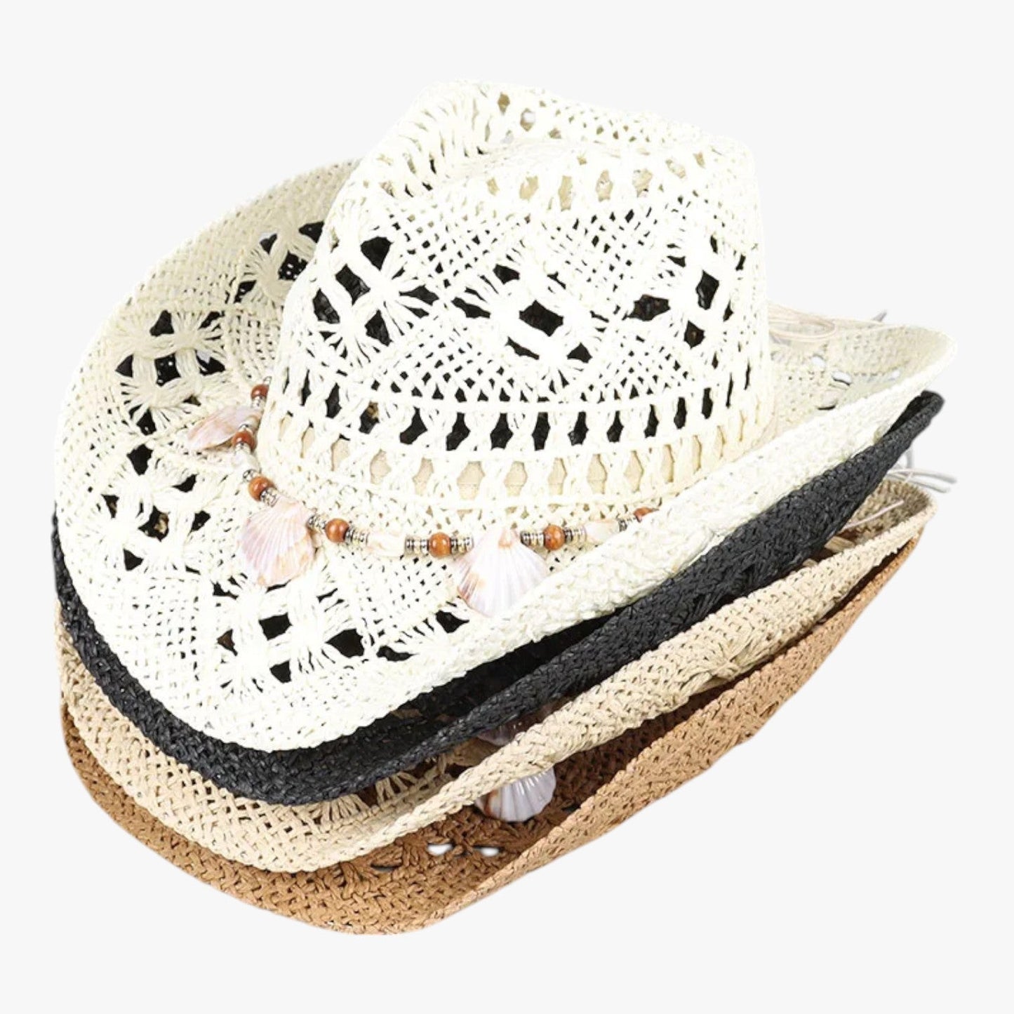 Skye | Cowboy-Hut Unisex aus Vintage-Stroh