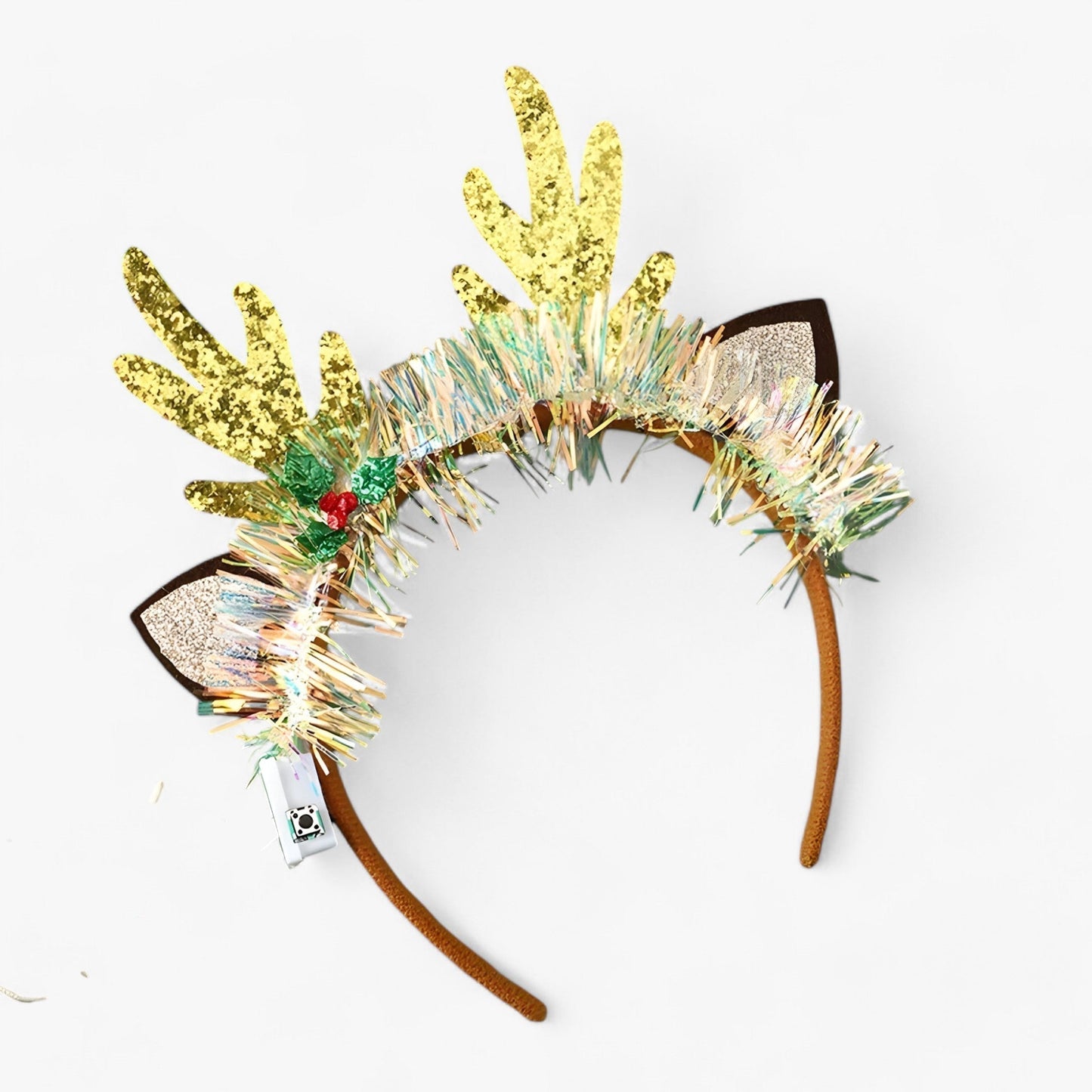 Kerstglanz | Bandeau LED Schneeflocke und Weihnachtsbaum - Festliche Unterhaltung für Geschenke