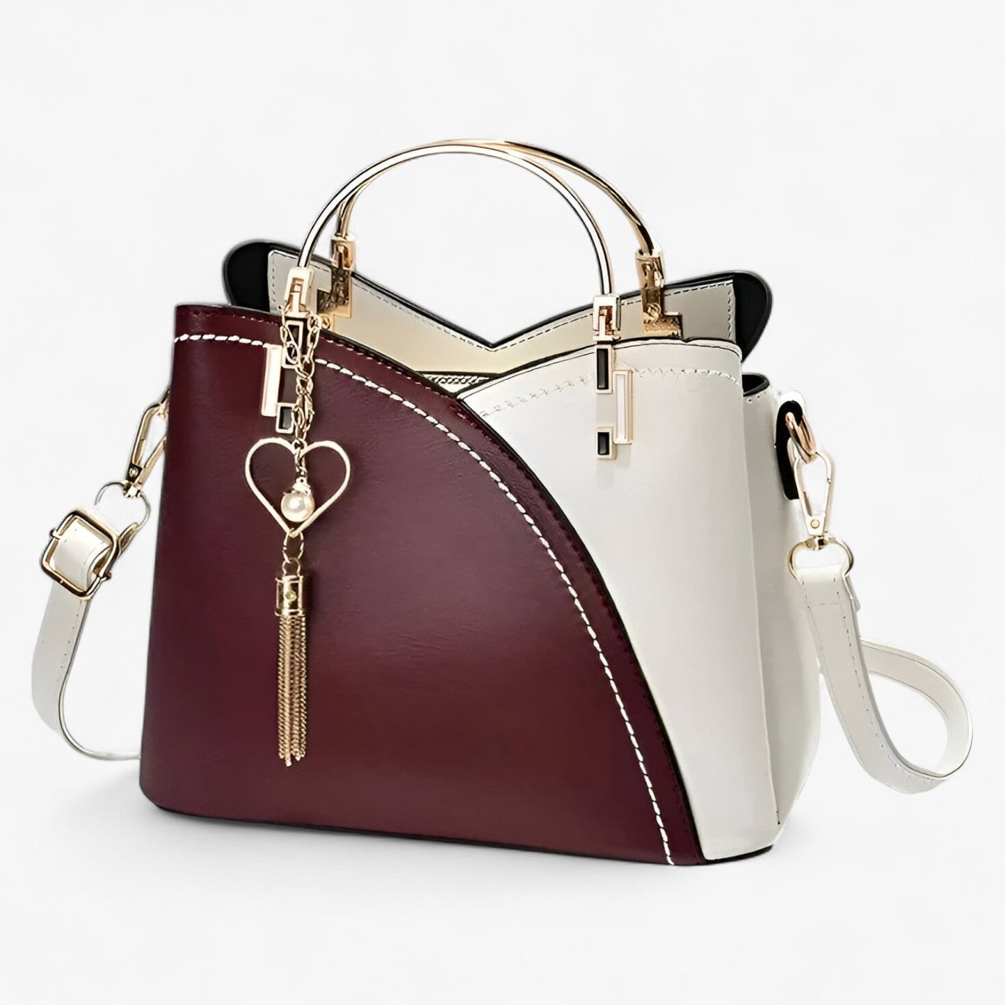 Loisa | Elegante und vielseitige Ledertasche zum Umhängen für Damen in trendigen Farben