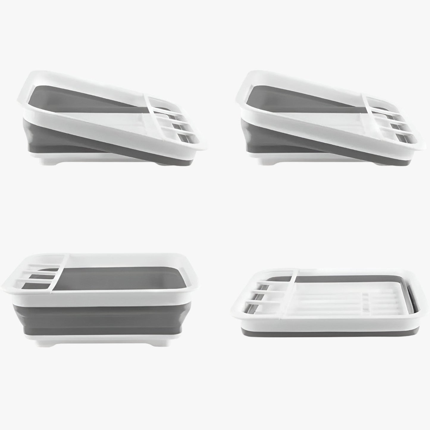 Darian | Kompakt und ordentlich - Faltbares Geschirrgestell zur Platzersparnis