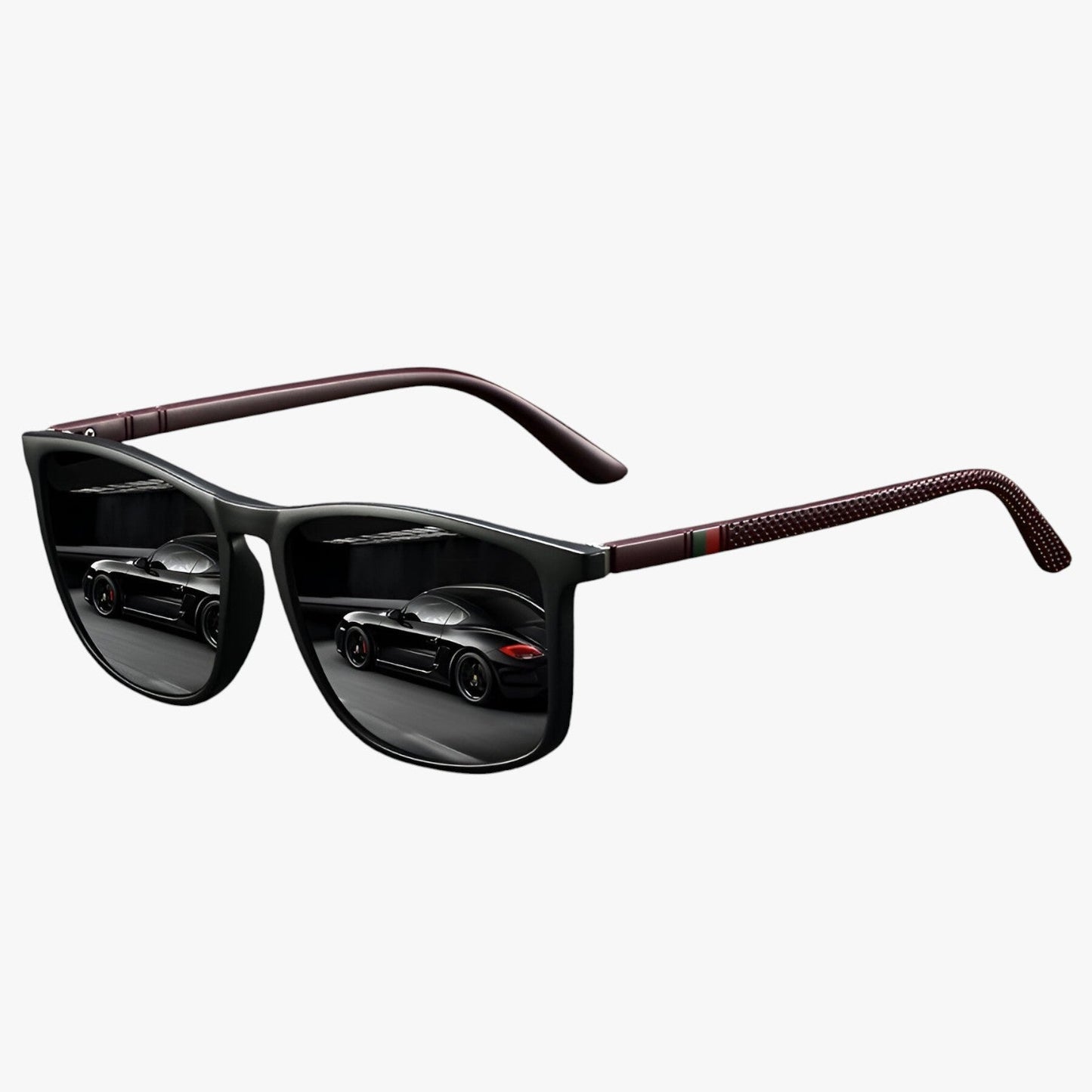 Jasper | Vintage-gestreifte polarisierte Sonnenbrille