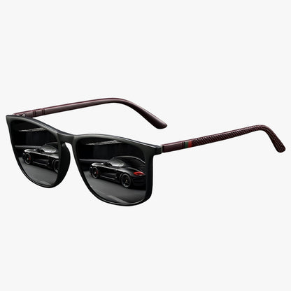 Jasper | Vintage-gestreifte polarisierte Sonnenbrille