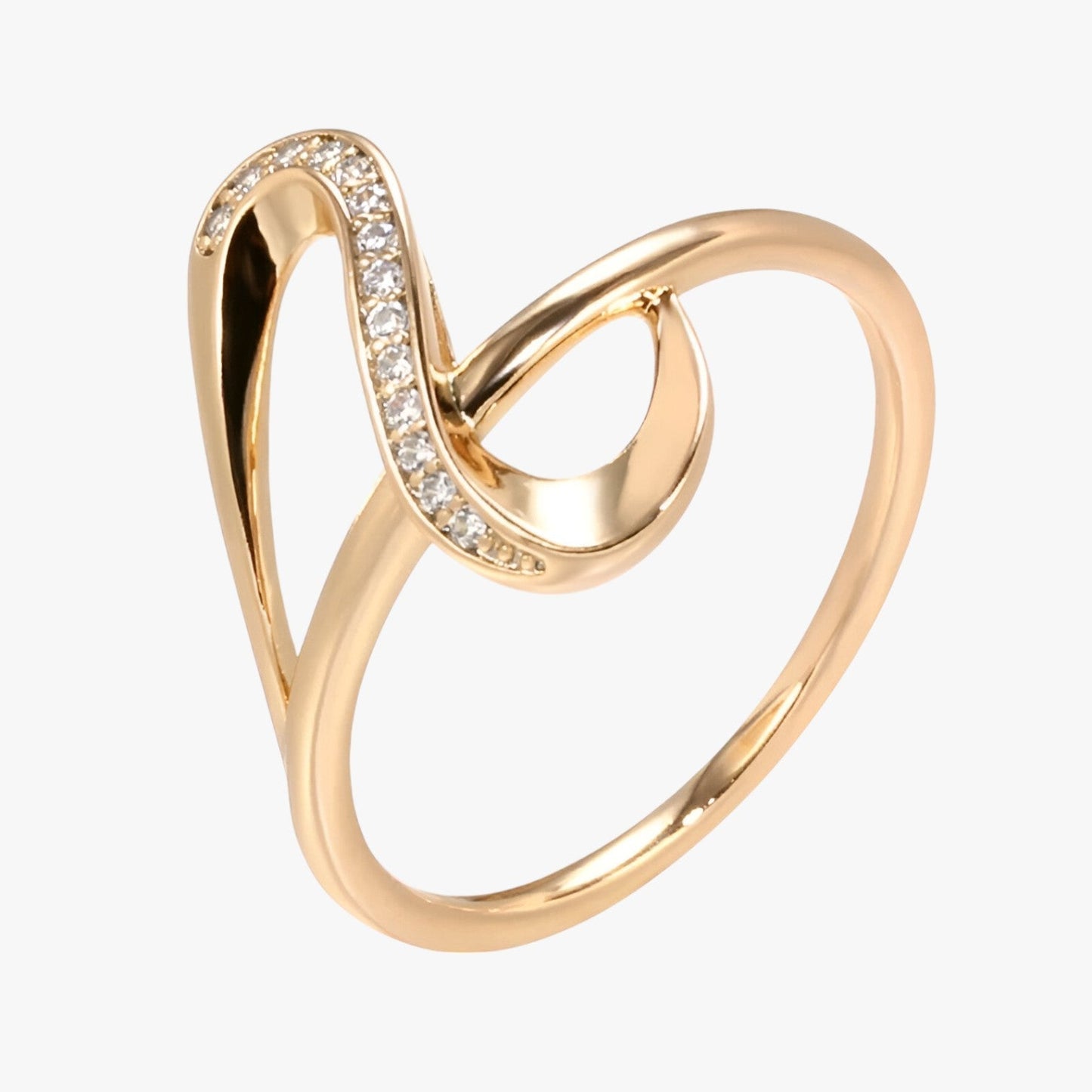 Kiara | Eleganter Ring aus roségold mit Zirkonia