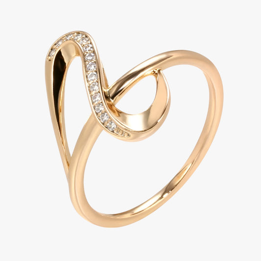 Kiara | Eleganter Ring aus roségold mit Zirkonia
