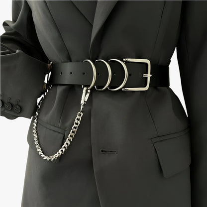 Alain | Vielseitiger Punk-Choker mit Kette