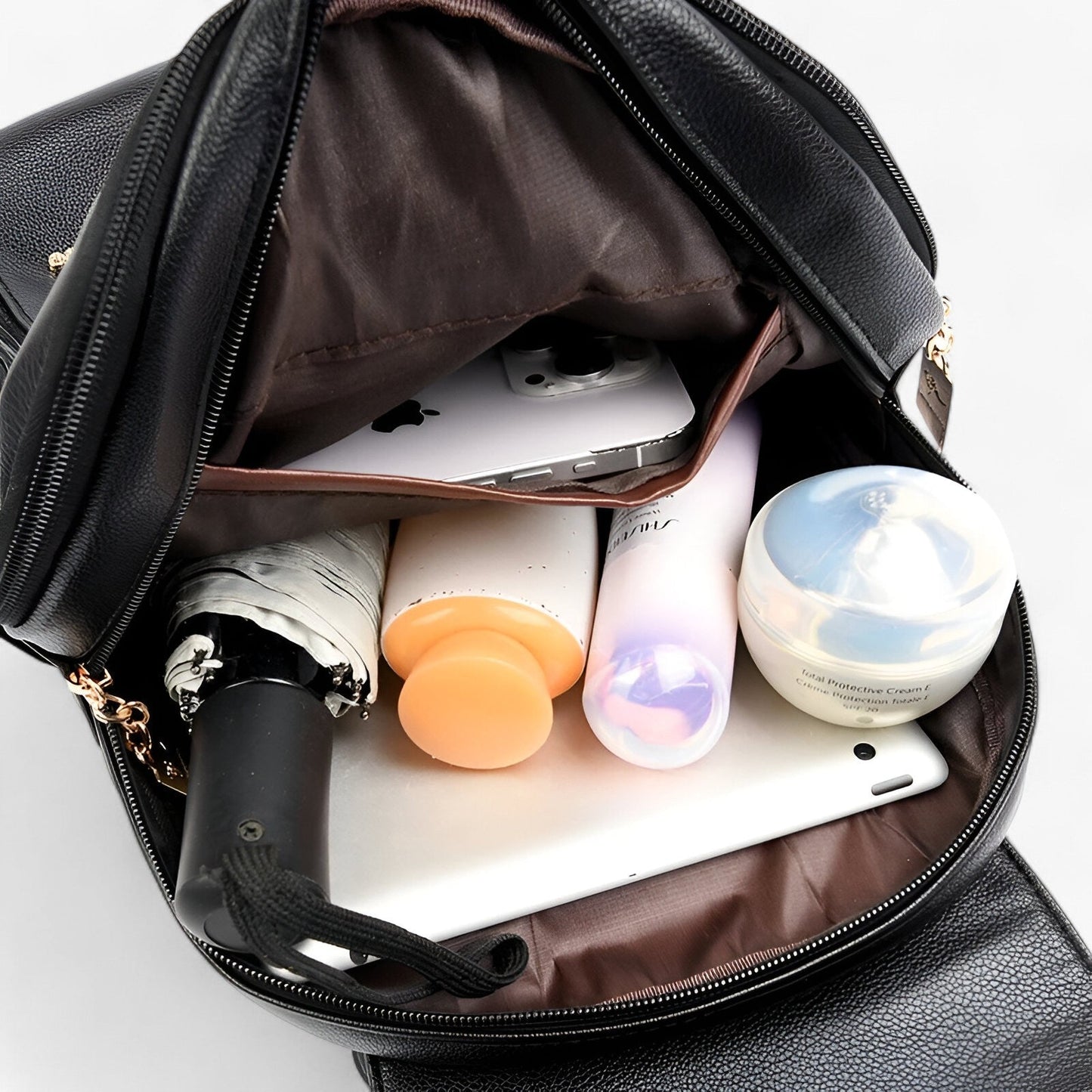 Eleganter Damen Leder Rucksack – Perfekt für Alltag & Reisen