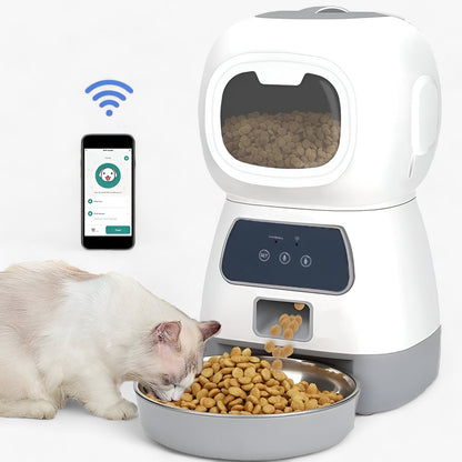 Automatischer Futterspender für Tiere | Intelligenter Automatischer Futterspender - Praktische Ernährung