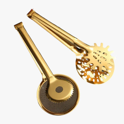 Ian | Küchenzange 6-in-1 goldfarben Mehrzweck