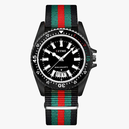 Lincoln | Elegante Uhr mit Nylonarmband und Nachtbeleuchtung