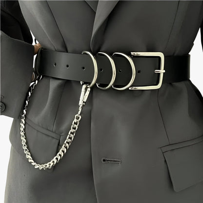 Alain | Vielseitiger Punk-Choker mit Kette
