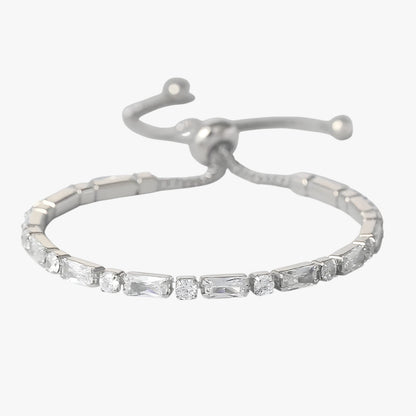 Valerie | Geometrisches Armband Roségold mit Zirkonia Elegantes Geschenk für Damen