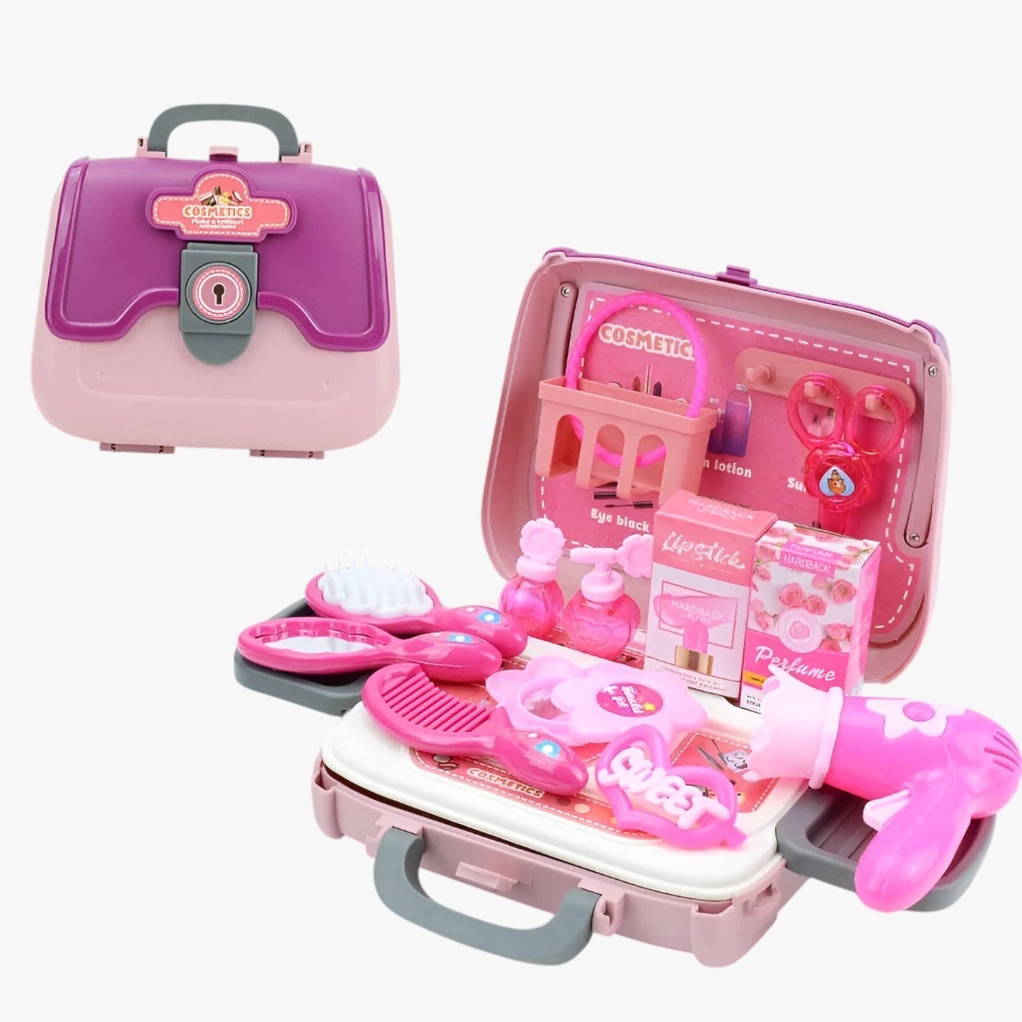 Merlyn | Set aus 24 Teilen Make-up für kleine Stylisten