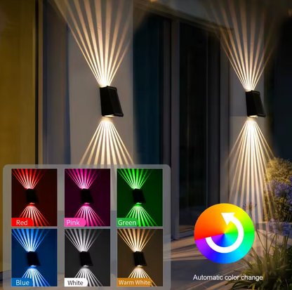 TwilightGuard™ LED-Wandleuchte mit verschiedenen Farben