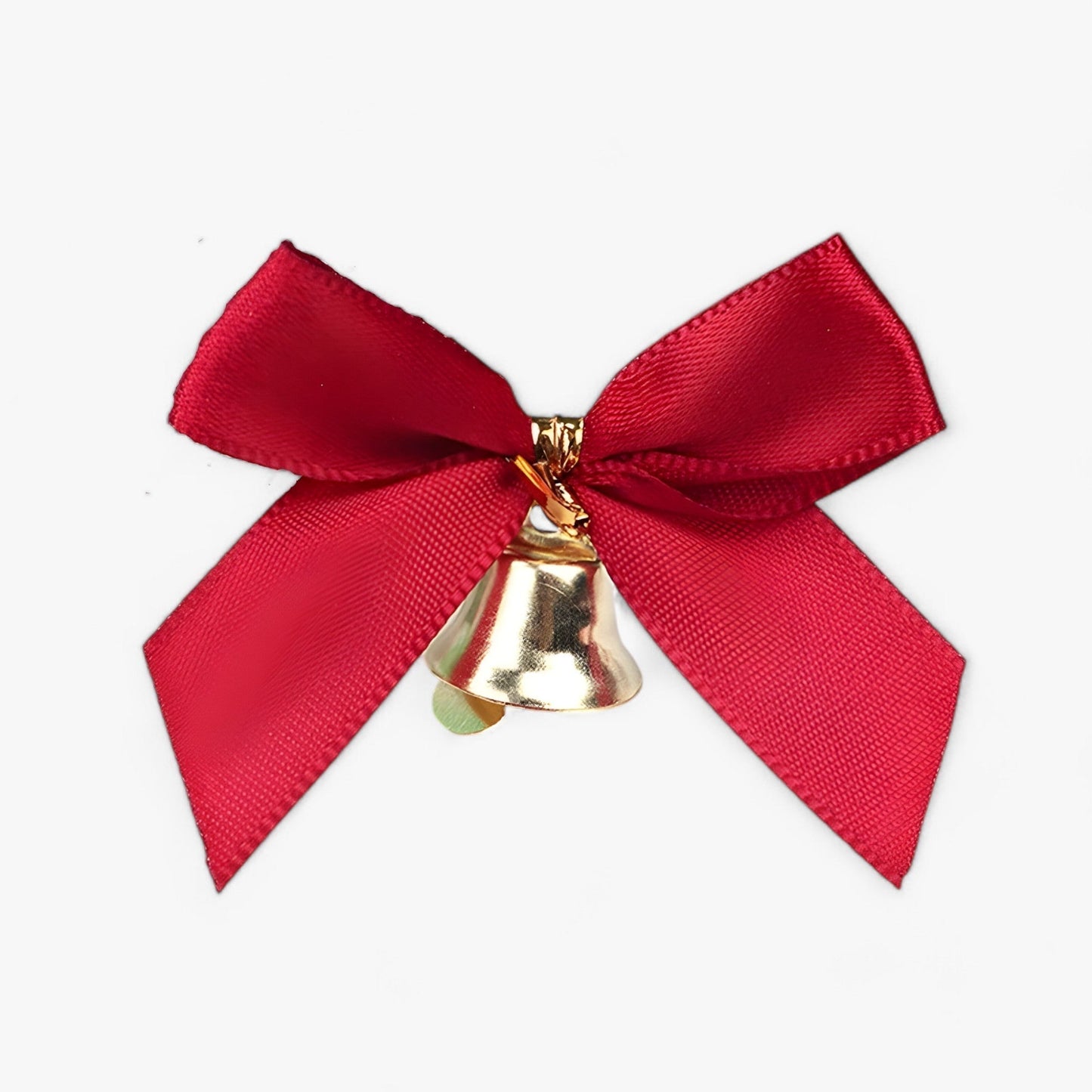 Weihnachtsbaum-Schleife - Festdekoration mit Glöckchen für Haus und Garten