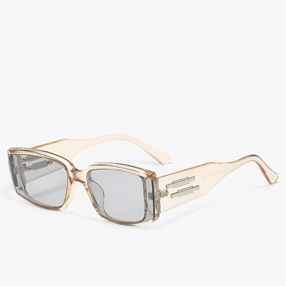 David | Retro Sonnenbrille mit kleiner rechteckiger Fassung