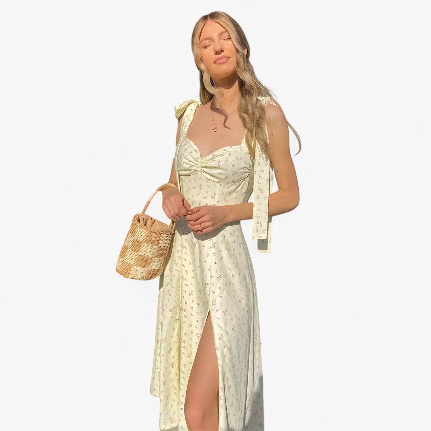 Evie - Elegantes Kleid mit Blumenmuster