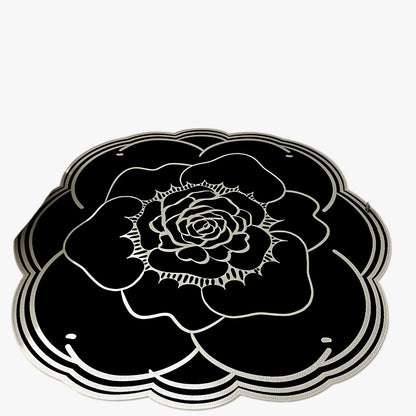 Frostine | Blumen-Kristall-Vloermat – Weich, Stilvoll & Rutschfest