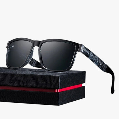 Nikolas | Retro Unisex Sonnenbrille Polarisiert, UV400, Anti-Reflex, Designstil