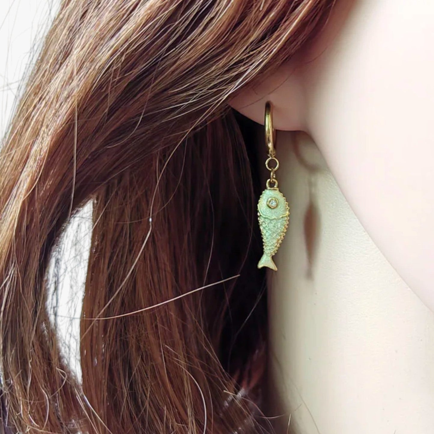 Irene | Sommer-Koi-Ohrstecker aus buntem Edelstahl