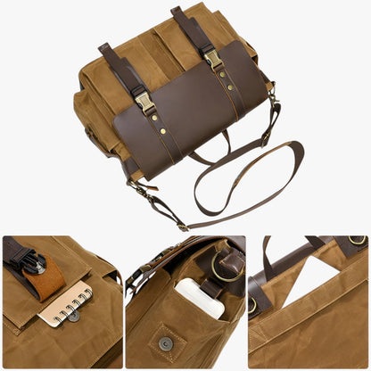Israel | Vintage-Leder-Messenger für Börse