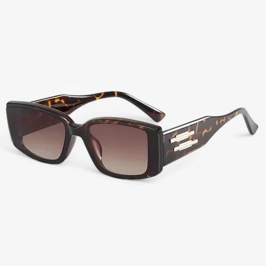 David | Retro Sonnenbrille mit kleiner rechteckiger Fassung