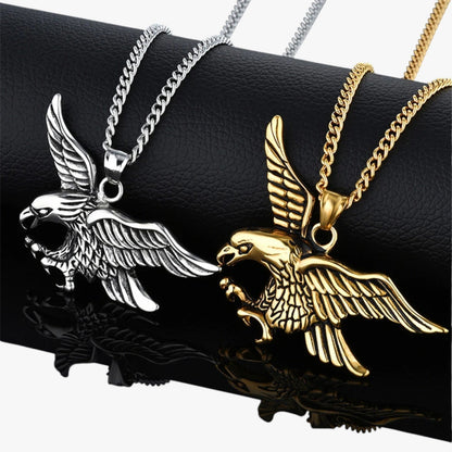 Emanuel | Punk-Adler Edelstahl Halskette