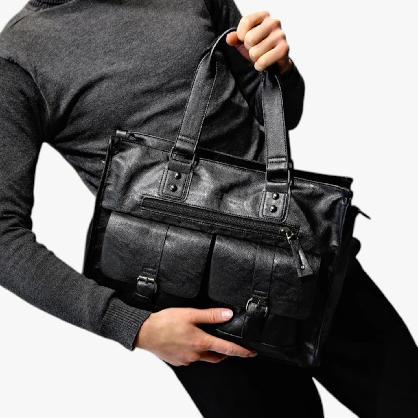 Jerry | Kunstleder Schulter-Geldbörse für Arbeit und Reisen