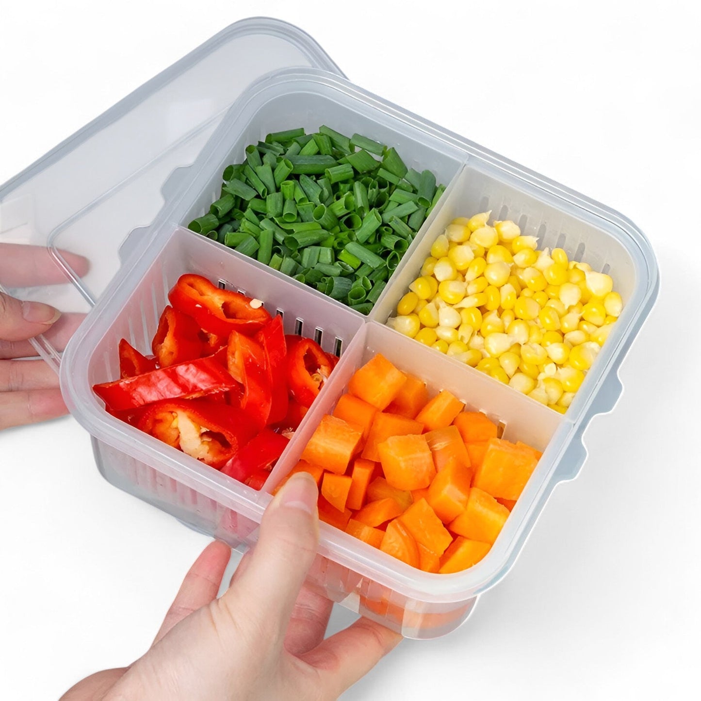 FridgeFlow™ | Transparenter Organizer für Frischwaren