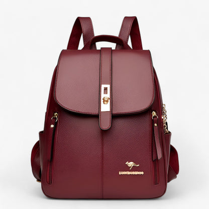 Eleganter Damen Leder Rucksack – Perfekt für Alltag & Reisen