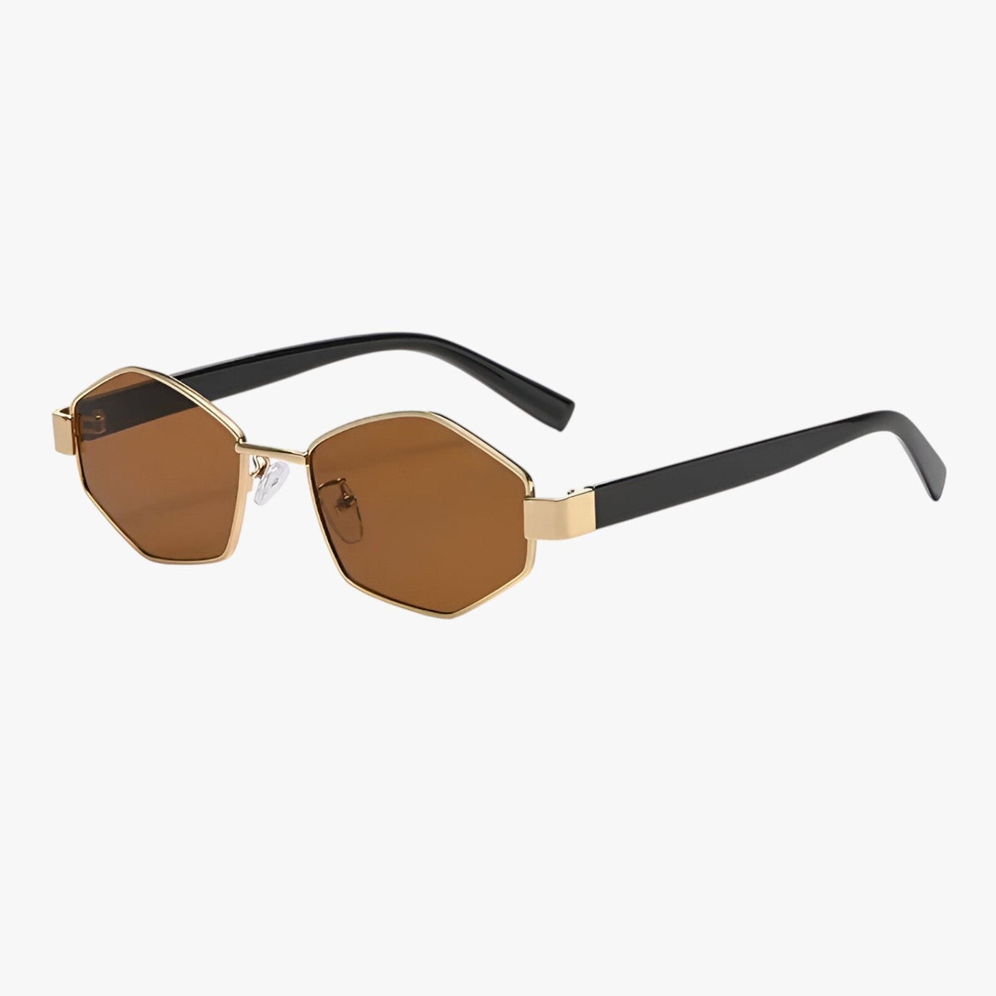 David | Polygonale Sonnenbrille UV400 – Unisex-Stil und Schutz für Outdoor-Sport