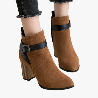 Eberta | Damenhöhere Bügelschuh mit Schnalle – Eleganz und Komfort für Herbst/Winter