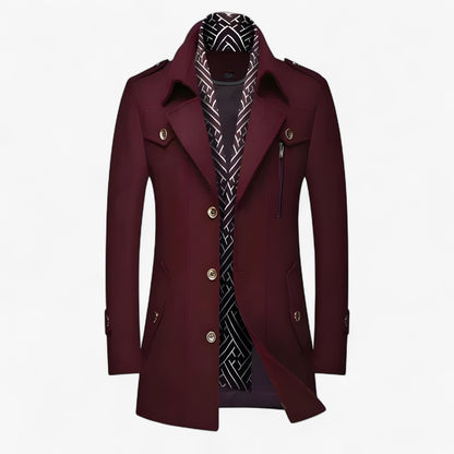 King | Mittellanger Wollmantel