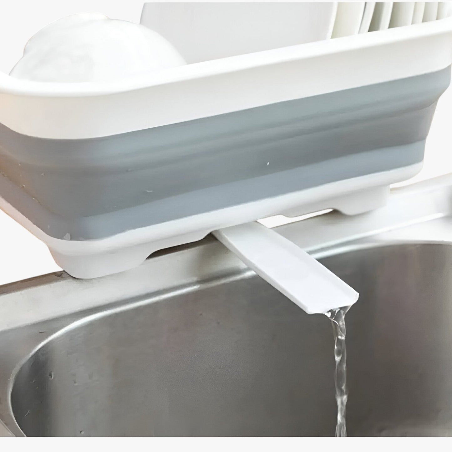 Darian | Kompakt und ordentlich - Faltbares Geschirrgestell zur Platzersparnis