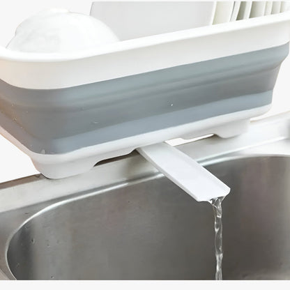 Darian | Kompakt und ordentlich - Faltbares Geschirrgestell zur Platzersparnis