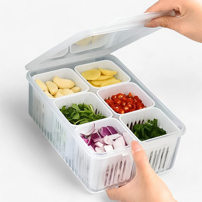 FridgeFlow™ | Transparenter Organizer für Frischwaren