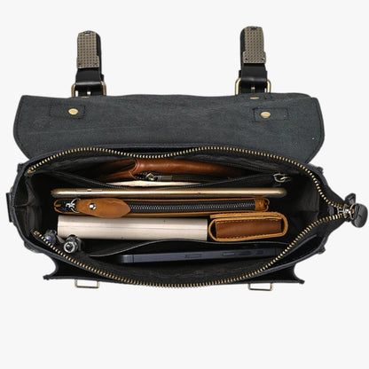 Nico | Unisex Anti-Diebstahl Umhängetasche aus elegantem Leder