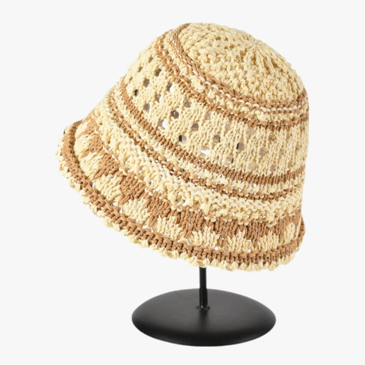 Elora | Damen-Faltbares Sommerhut mit Lochmuster