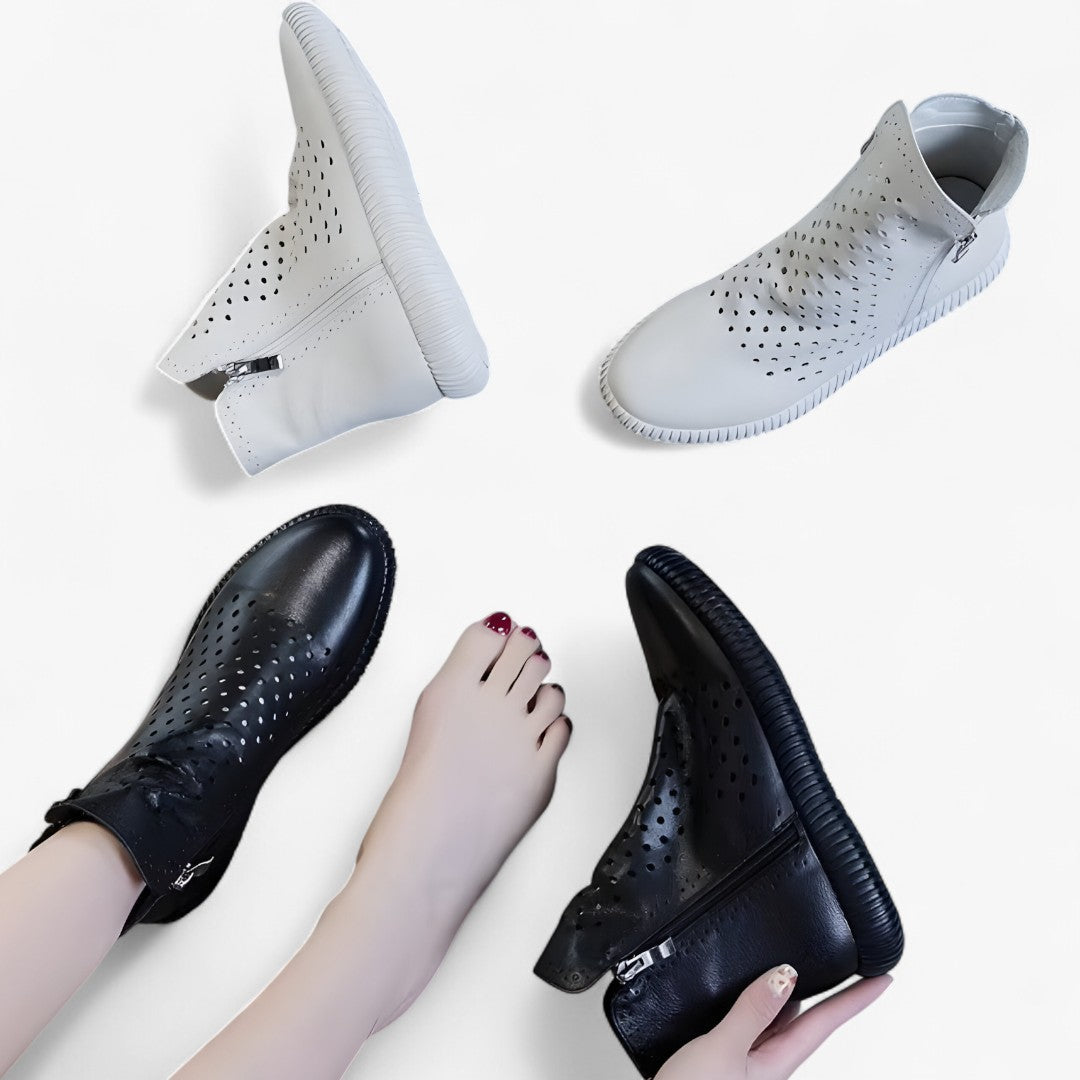 Dalia | Gladiatorenschuhe aus echtem Leder mit schmalem Schnitt im Boho-Stil