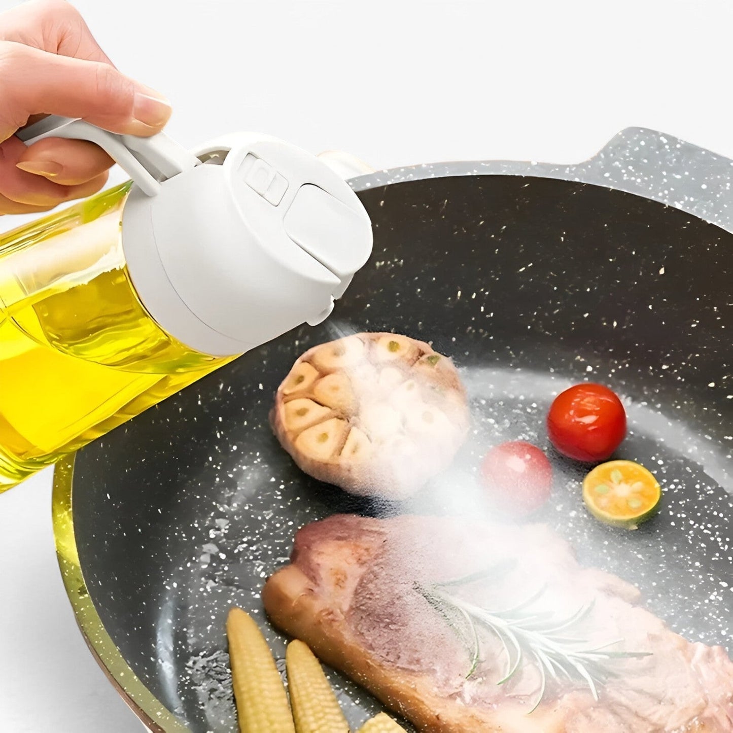 Spray & Save Pro™ | 2-in-1-Ölspray und Gießkanne - Präzise Dosierung, weniger Verschwendung