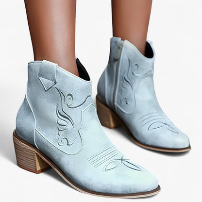 Isabel | Winter-Cowboystiefel mit spitzer Zehe für kalte Jahreszeiten