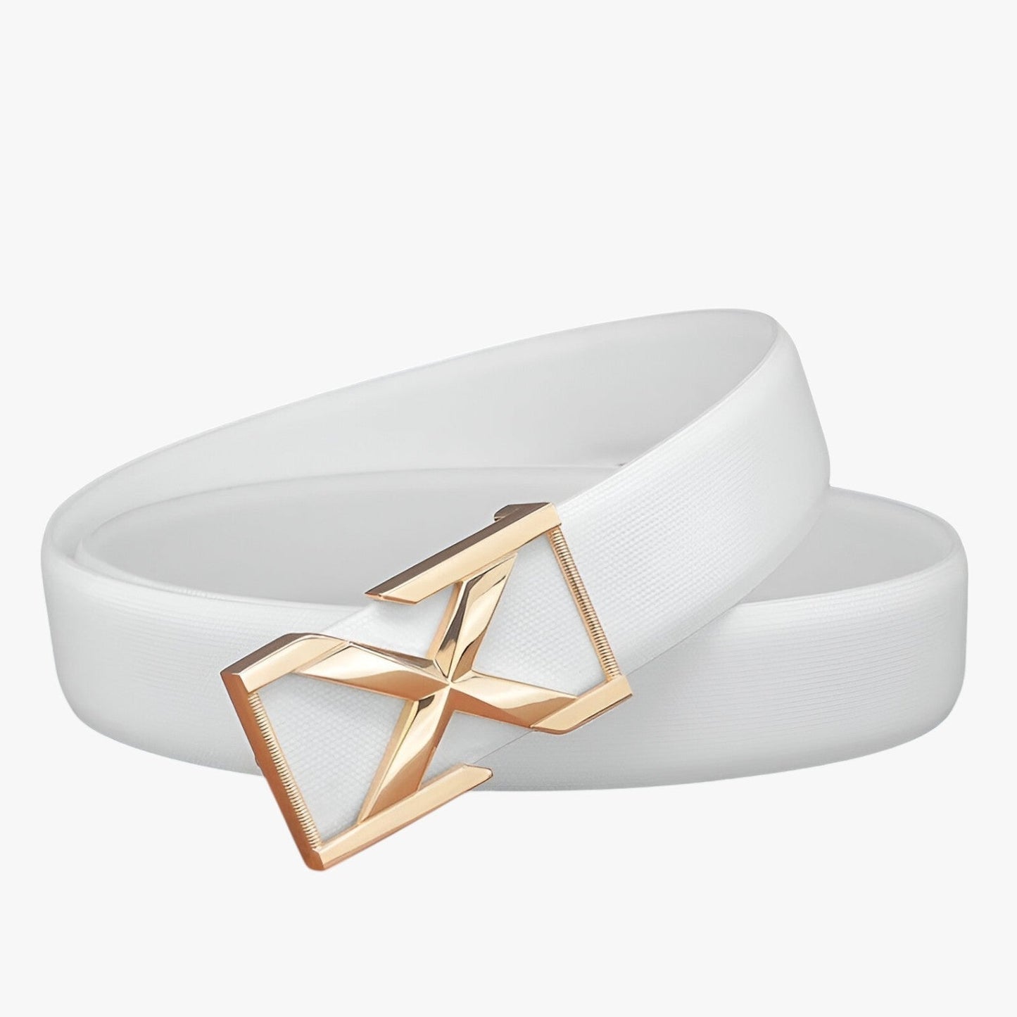 Luke | Herren-Gürtel mit X-Schnalle, luxuriöser Casual-Stil für Jugendliche