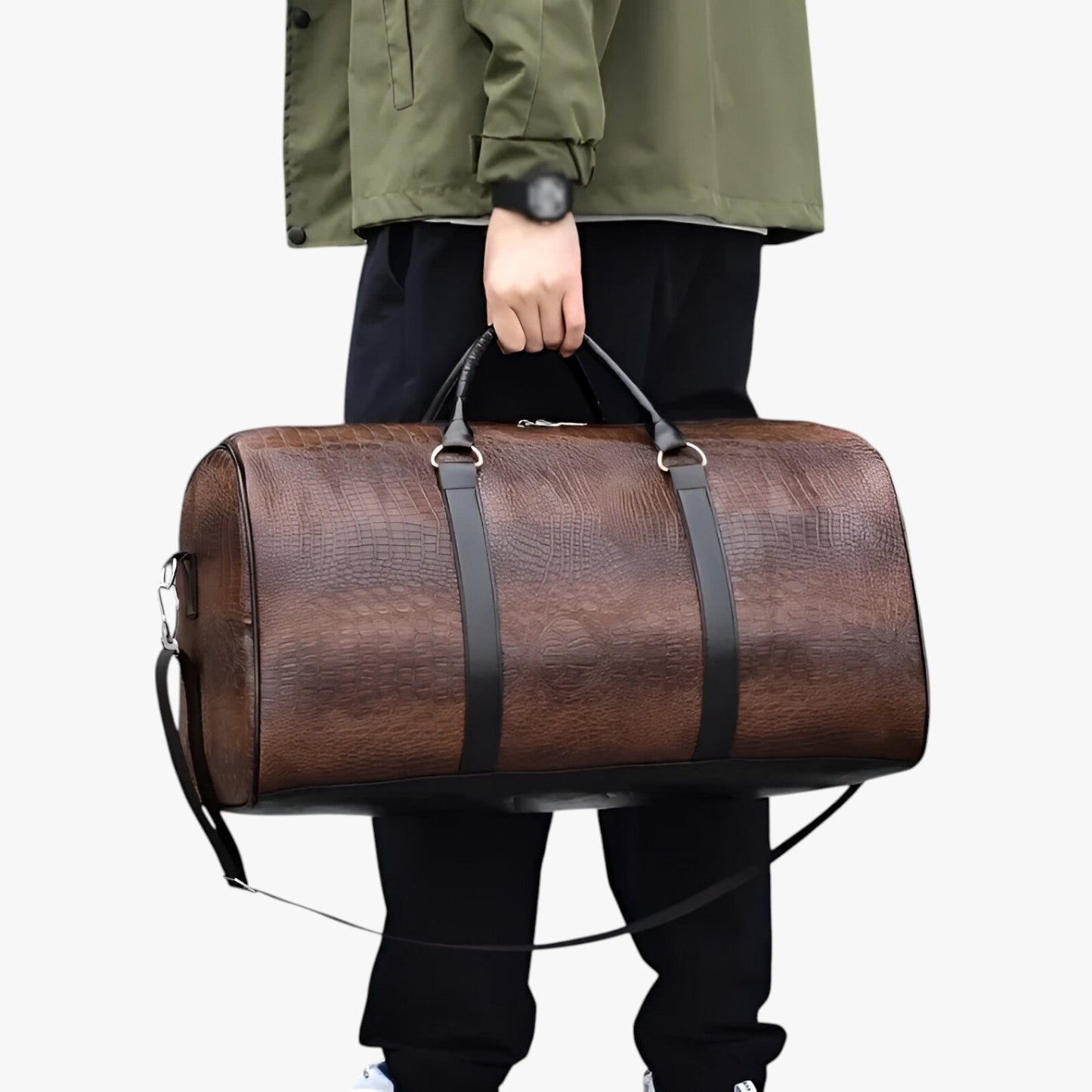 Archie | Robuste und geräumige Reisetasche aus Leder