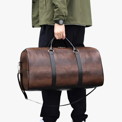 Archie | Robuste und geräumige Reisetasche aus Leder