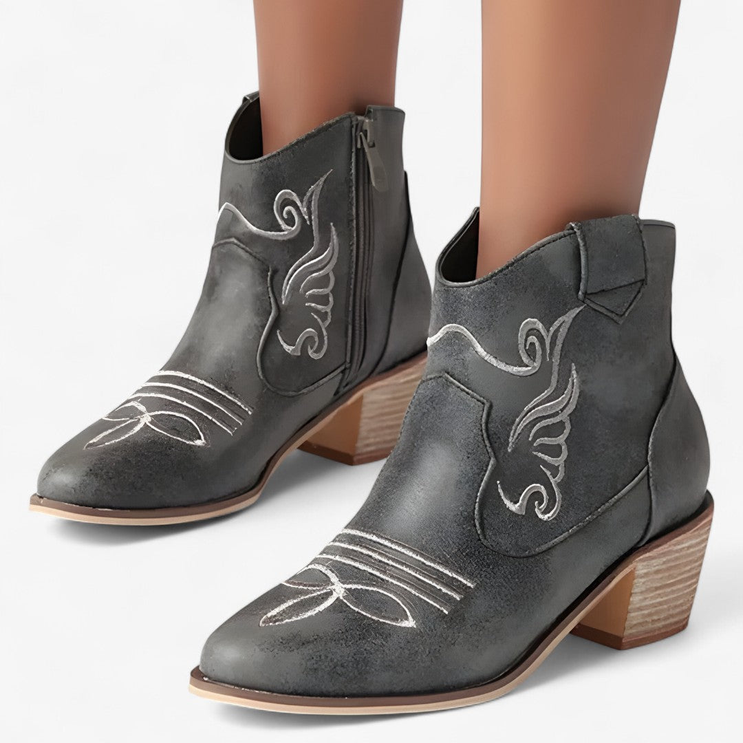 Isabel | Winter-Cowboystiefel mit spitzer Zehe für kalte Jahreszeiten