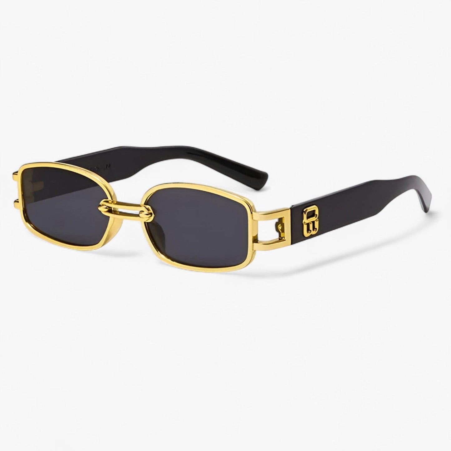 Dante | Lille rechteckige Sonnenbrille im Vintage-Punk-Stil