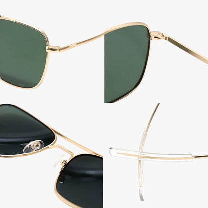 Max | Vintage-Sonnenbrille aus leichtem Metall