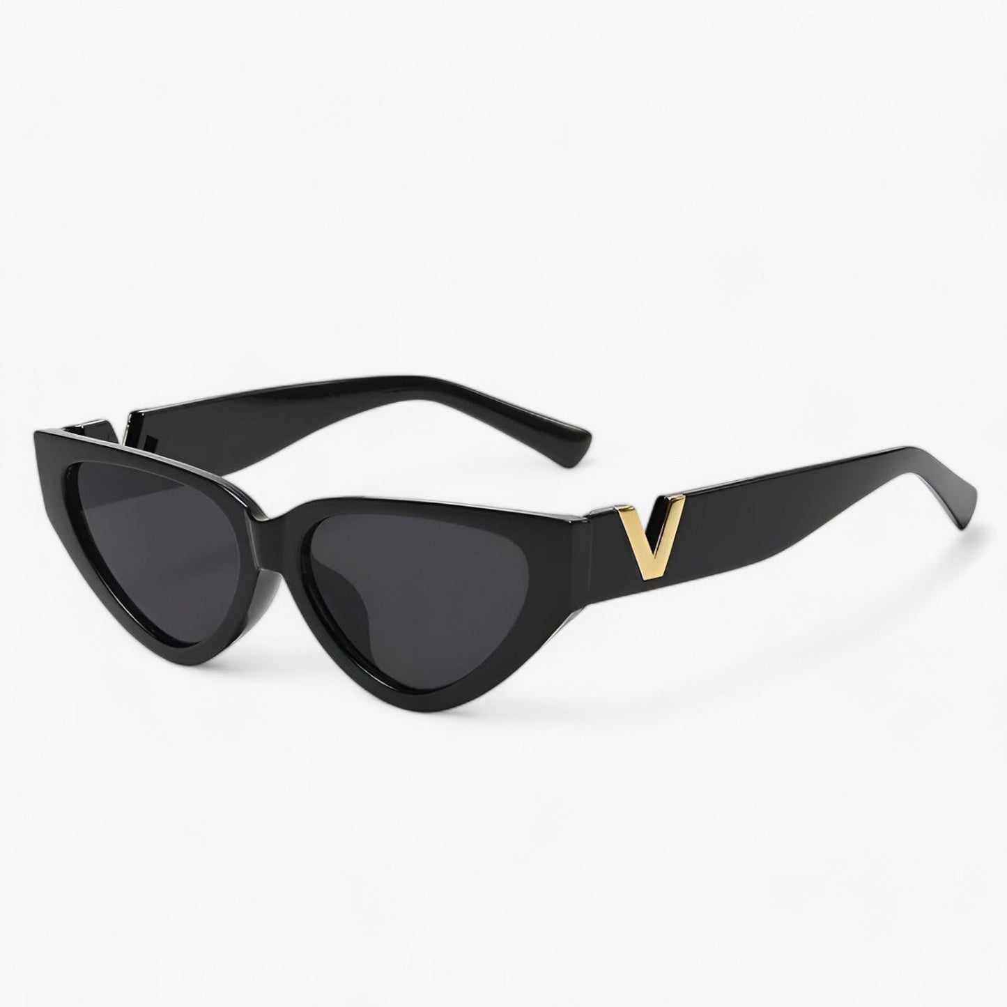 Samara | Luxus Glamour Katzenaugen Sonnenbrille für Damen - UV400-Schutz